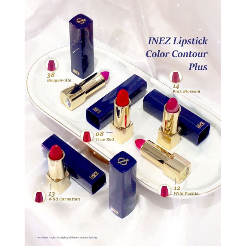 INEZ lipstik color contour / lip INEZ glossy/ lip INEZ pelembab/ lipstik sejuta umat