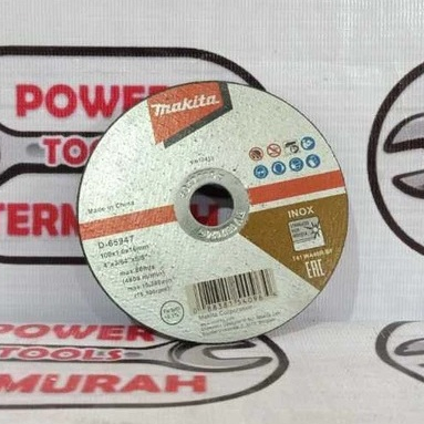 

Mata gerinda potong batu poles 4" x 1.0 Makita / BATU GERINDA POTONG BESI 4"x1.0 MAKITA Cutting Wheel (D-65947)Spesifikasi Produk BATU GERINDA Diameter Batu Gerinda : 4" / 100 mm Diameter Lubang Tengah : 16 mm Ketebalan Batu Gerinda : 1.0 mm Max. 80 m/s (