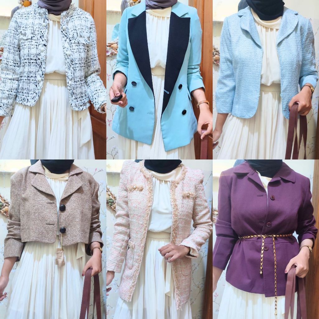 [UPDATE 9/12/25] BLAZER PREMIUM & TWEED / BLAZER KOREA / BLAZER CROP TWEED / BLAZER WANITA PREMIUM