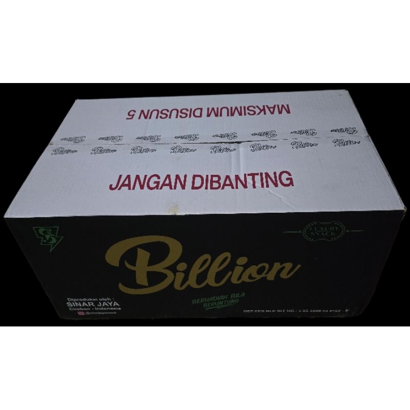 

ciki berhadiah Billion kartonan isi 40 pcs