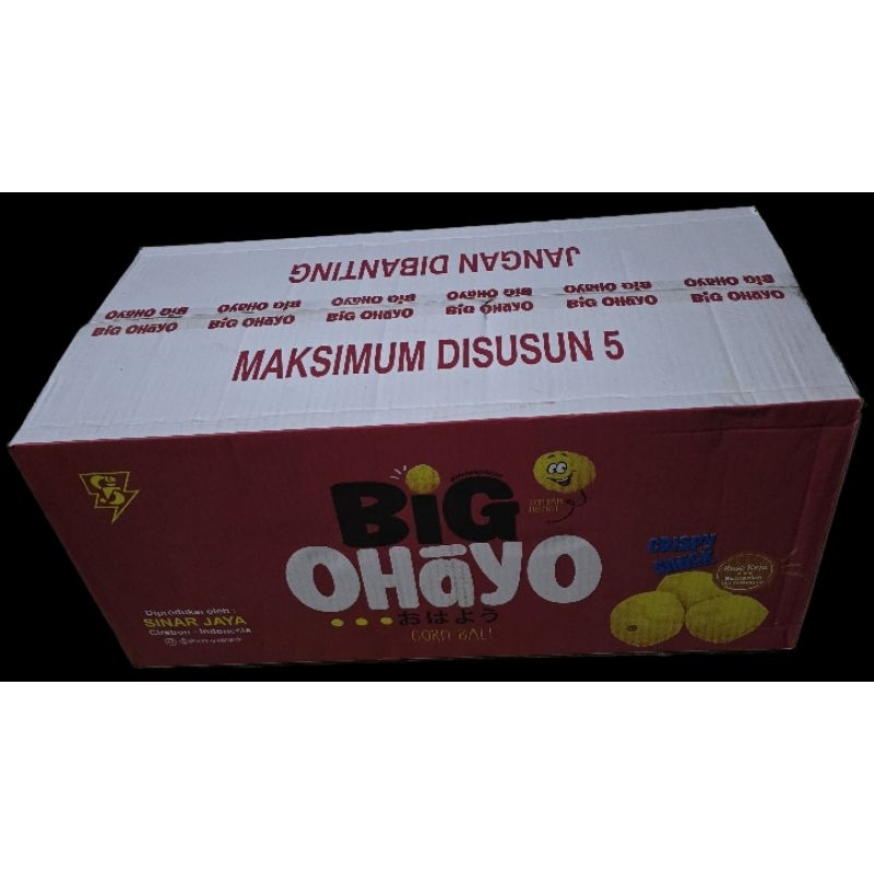 

Ciki berhadiah big ohayo kartonan isi 40 pcs