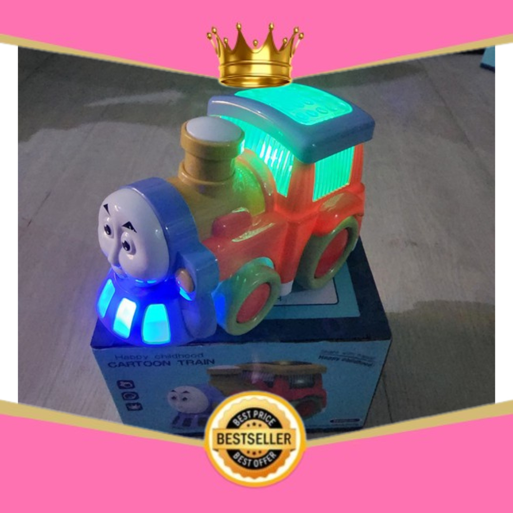 MAINAN ANAK KERETA LOCOMOTIF TRAIN CARTOON CAR TOMAS KERETA API