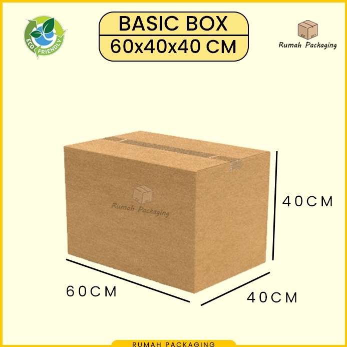 

KARDUS KARTON BOX BESAR POLOS Uk 6x4x4 CM