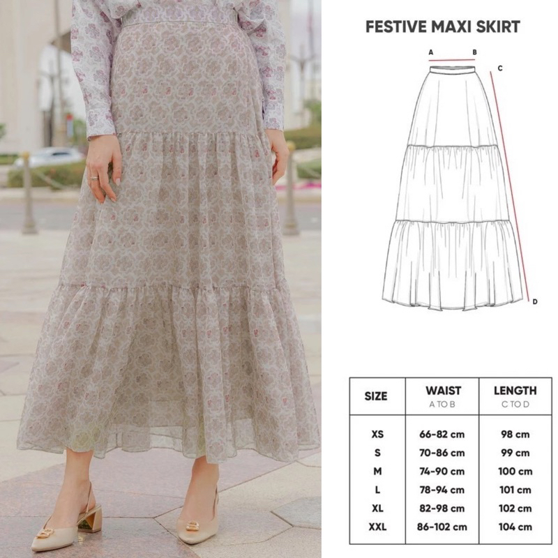 (100% ORIGINAL) Benang Jarum Festive Pleated Shirt Dress, Shirt & Blouse NEW WITH TAG