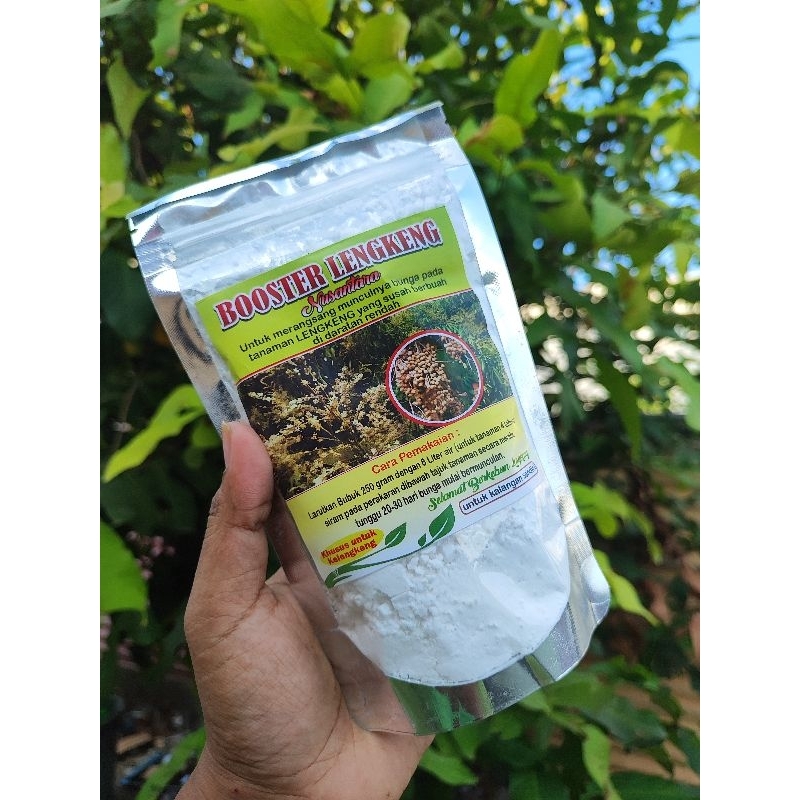 PUPUK BOOSTER SERBUK zak 25 kg untuk kelengkeng yang sulit berbuah