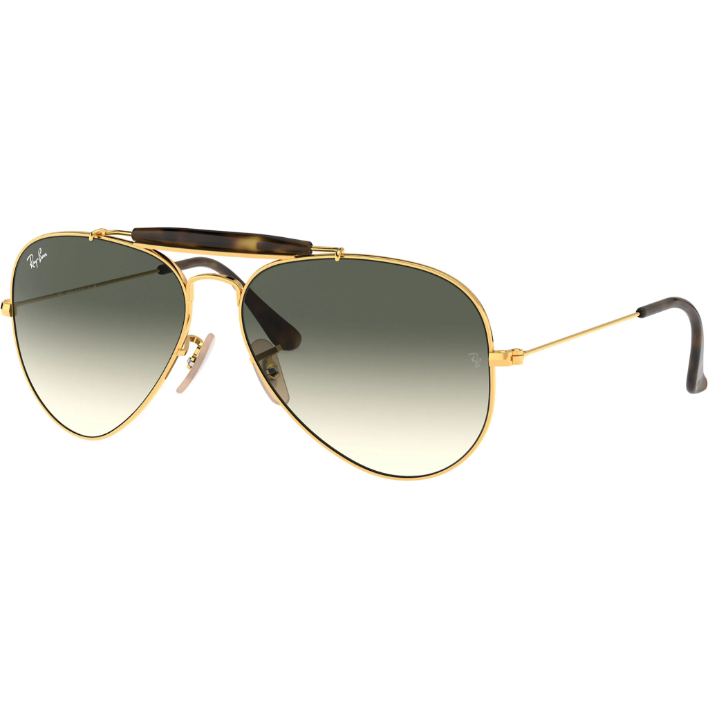 KACAMATA Rayban Outdoorsman II RB 3029 Gold Lens Gradient Original