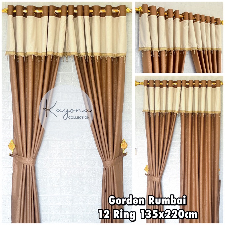 GORDEN RUMBAI RENDA KIRSTAL GORDEN PONI RUMBAI GORDEN TU DAN GORDEN JENDELA GORDEN EMBOS GORDEN SMOK