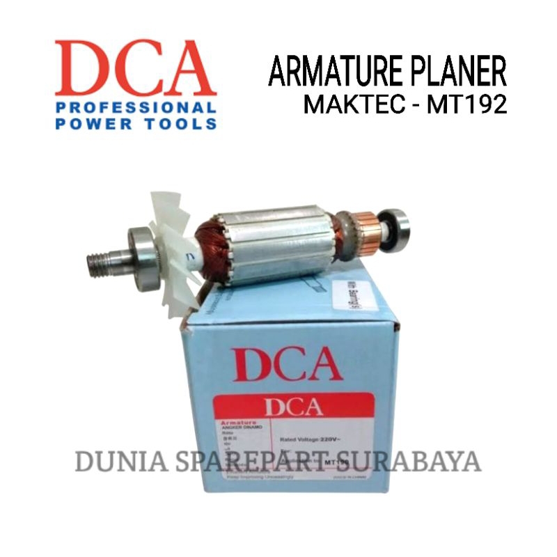 DCA Armature Mesin Planer Maktec MT192 / Angker Dinamo Sugu Pasah MT 192 Rotor Motor Planner MT-192