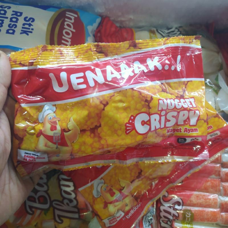 

naget crispy uenaaak belfood 90gr/belfood naget crispy