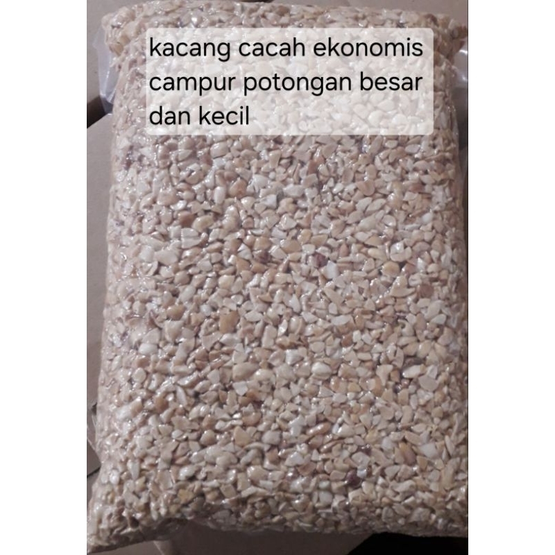 

kacang cacah sangrai ekonomis kemasan 1 kg