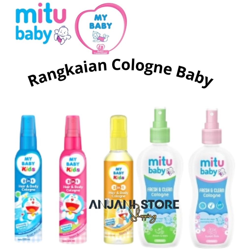 Mitu || Cussons  Baby Cologne Pink Parfum Bayi Spray - 50ml 50 ml 100ml 100ml