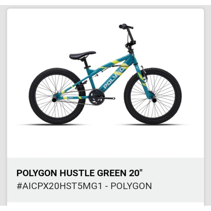 sepeda anak BMX 20"Polygon hustle 20 5-12th