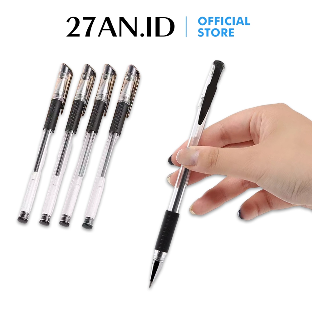 

( 27AN.ID )Pena Gel 0.55mm 1 Box isi 12 H682 Pulpen Standar Tinta Cair Alat Tulis Sekolah Kantor Cod