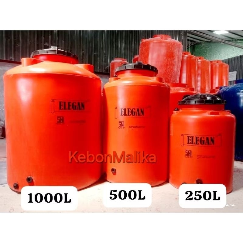 FREE ONGKIR Tandon tanki air toren tedmon merk Elegan Bambu orange