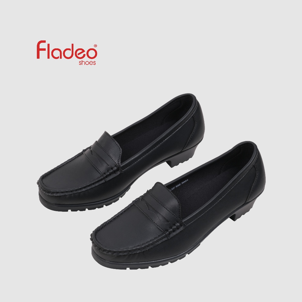 Fladeo H24/LSF592-3WH/Sepatu Pantofel Wanita [ Formal Shoes ]