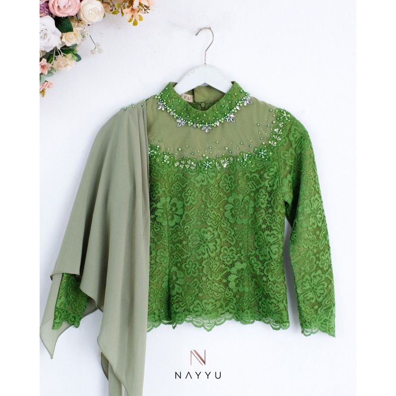 Atasan Kebaya Brokat Payet