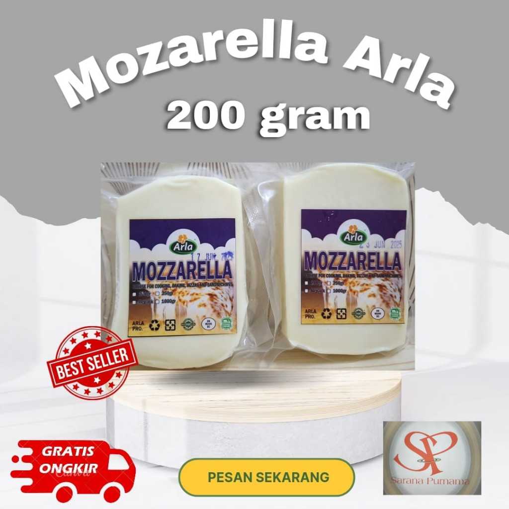 

Keju Mozarella Arla 200 gr