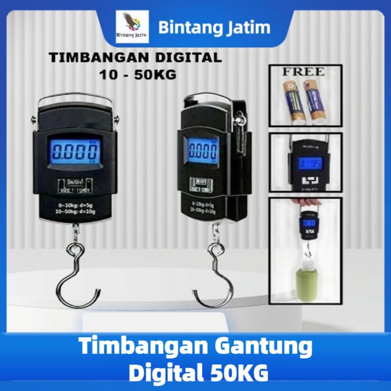 Timbangan Gantung Mini WH-A08 Dengan Alarm dan Layar LCD — 6