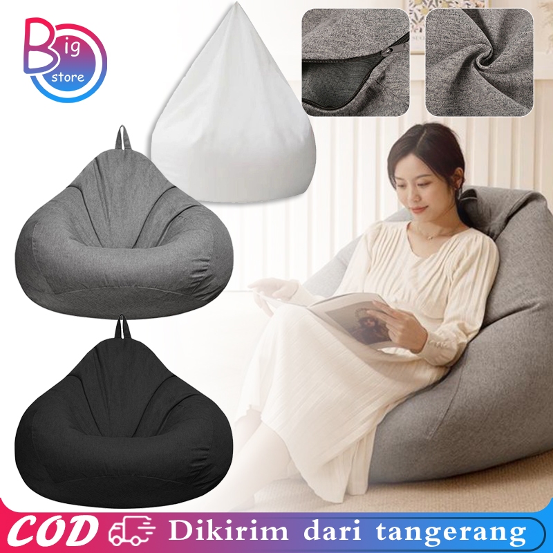 Cover Sofa Bean Bag 100x120cm Sarung Bean Bag Bean Bag Cover Only Beanbag Cover Bag Jumbo Beanbag Co