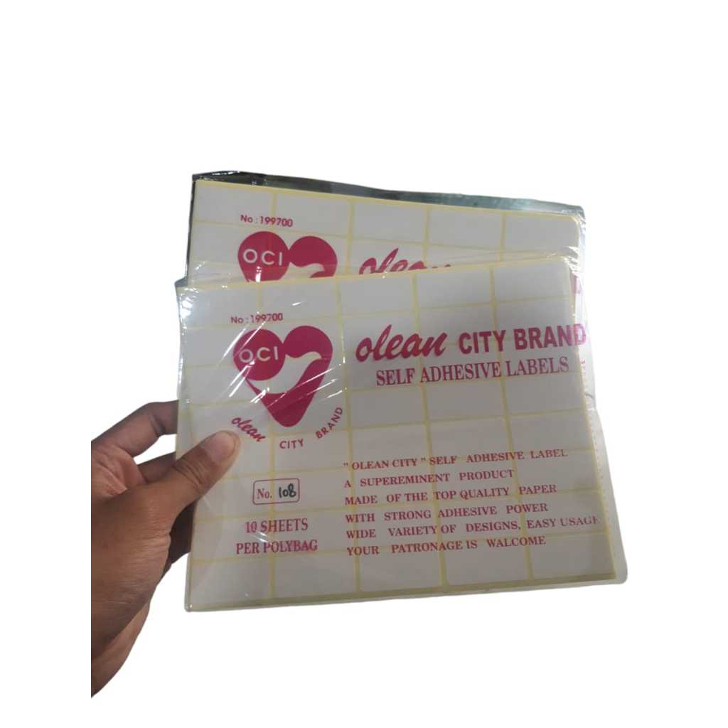 

Label Sticker No. 108 Size : 19 x 38mm