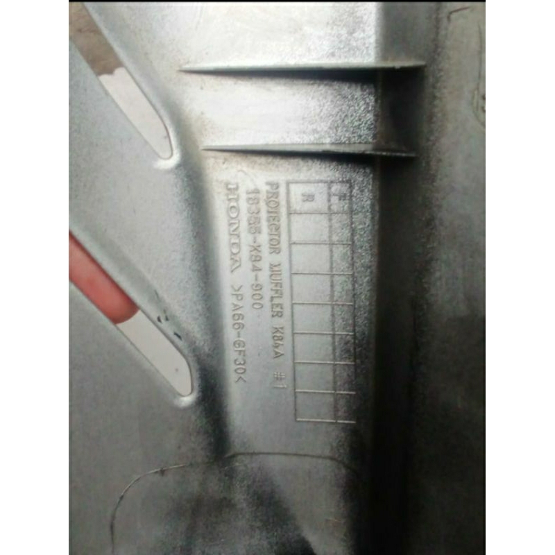 knalpot  crf 150 k84 muffler