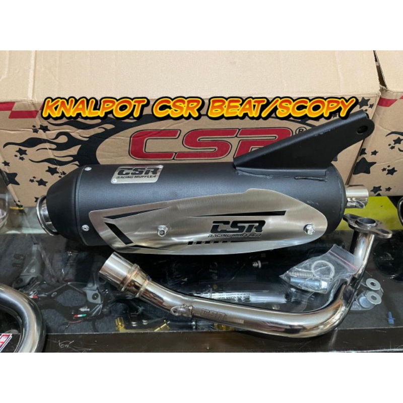 Knalpot Csr racing mufler matic beat scopy / Knalpot csr matic beat/scopy
