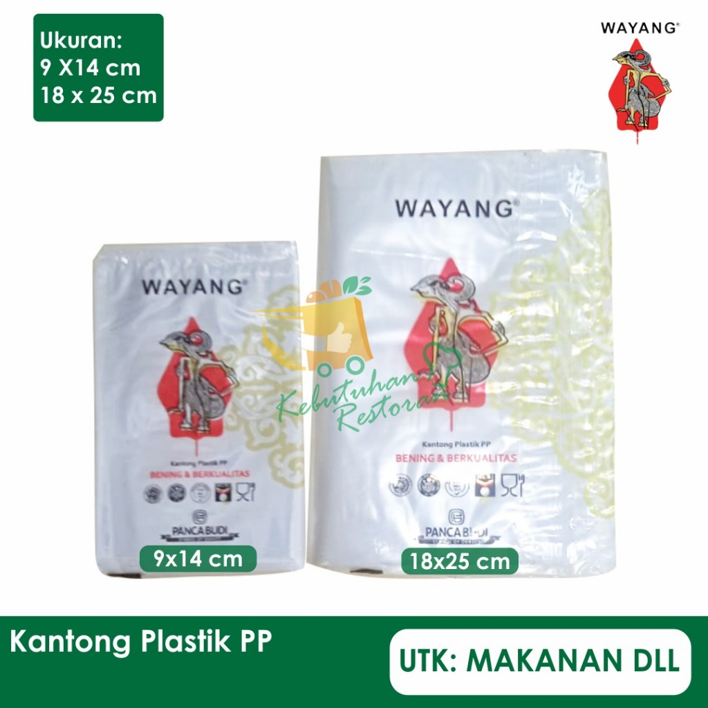 PROMO Plastik PP Wayang / Plastik Cap Wayang
