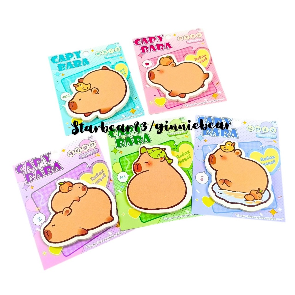 

Notes New Capybara imut motif campur