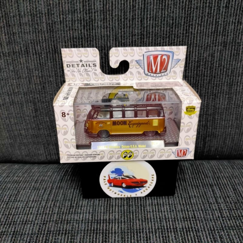 M2 MACHINES 1959 VW MICROBUS DELUXE USA MODEL MOONEYES RARE