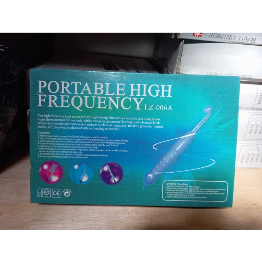 HIGH FREQUENCY PORTABLE / alat facial high frequency