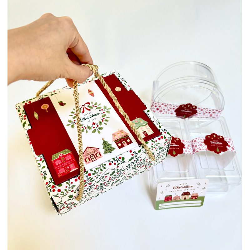 

5 Set Box Jinjing Lucia 16x15x7 Dus Kue Natal