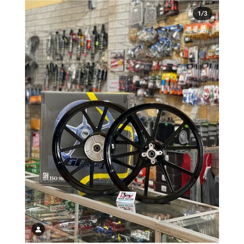 VELG GP POWER RXKING HITAM rim 17