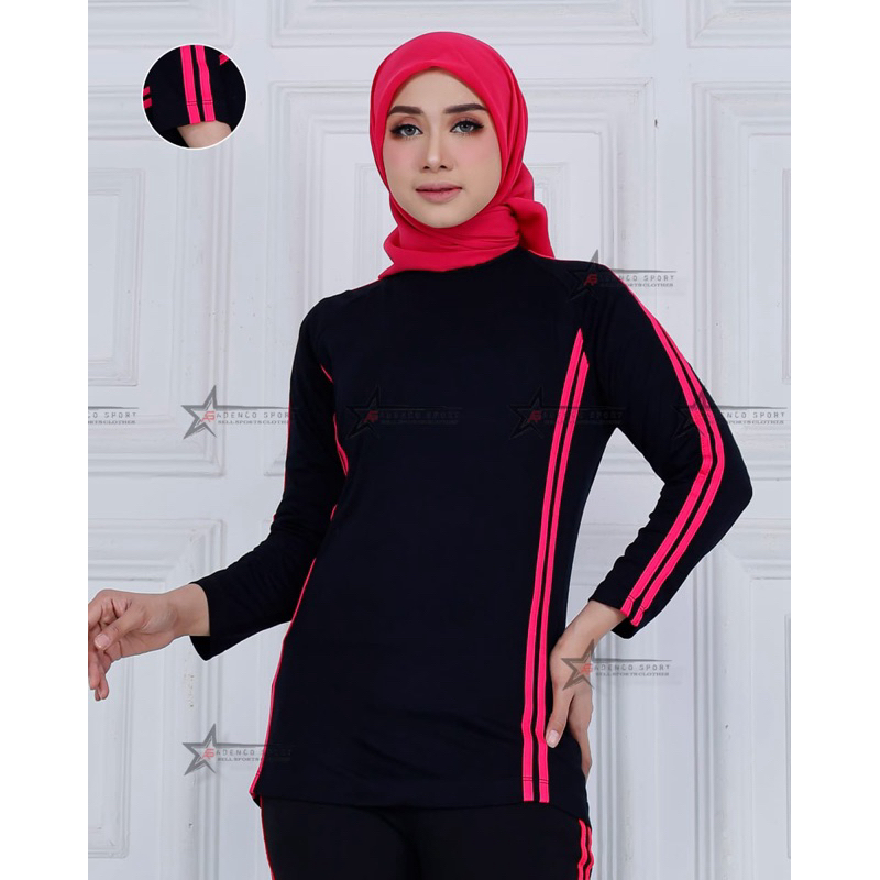 Baju Senam Wanita // atasan baju senam / kaos senam wanita / atasan olahraga wanita