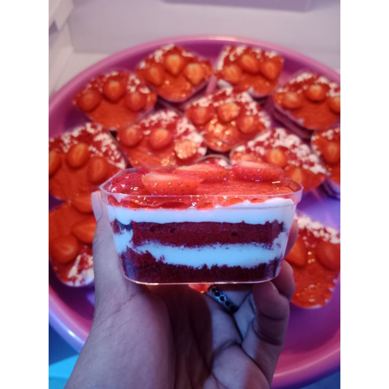 

dessert mini red velvet