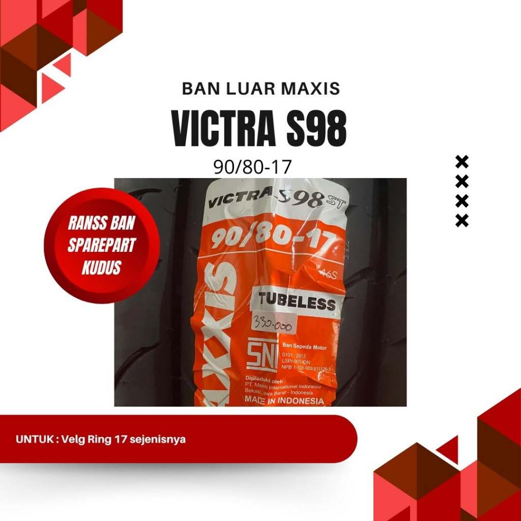 BAN LUAR MAXXIS VICTRA 90/80-17