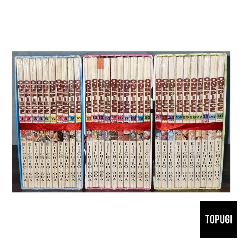 Komik One Piece SET Vol. 1-10 11-20 21-30 + Box