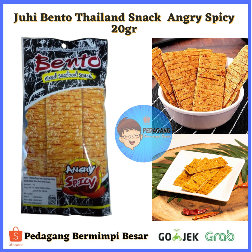 

Juhi Bento Thailand Snack Angry Spicy 20g/ Snack Thailand