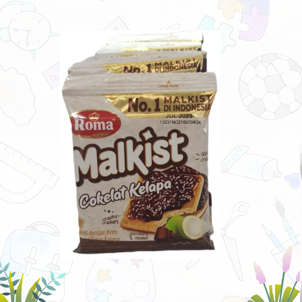 

Roma Malkist Cokelat Kelapa 10x19gram ( Renteng )