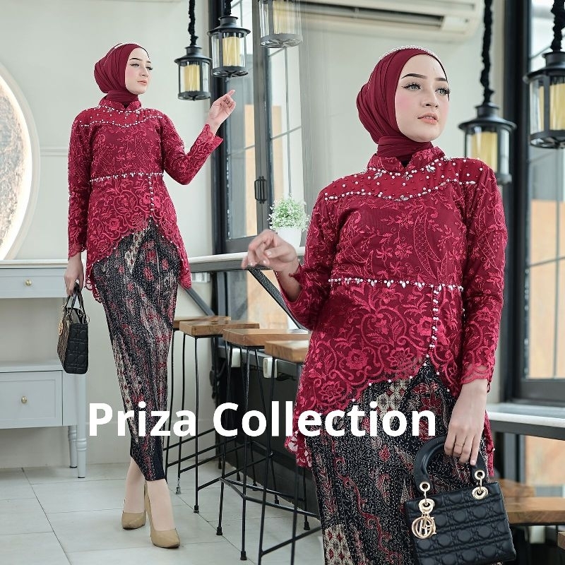 Stelan Kebaya Kinara / Kebaya Resepsi / Kebaya Modern / Kostum pesta
