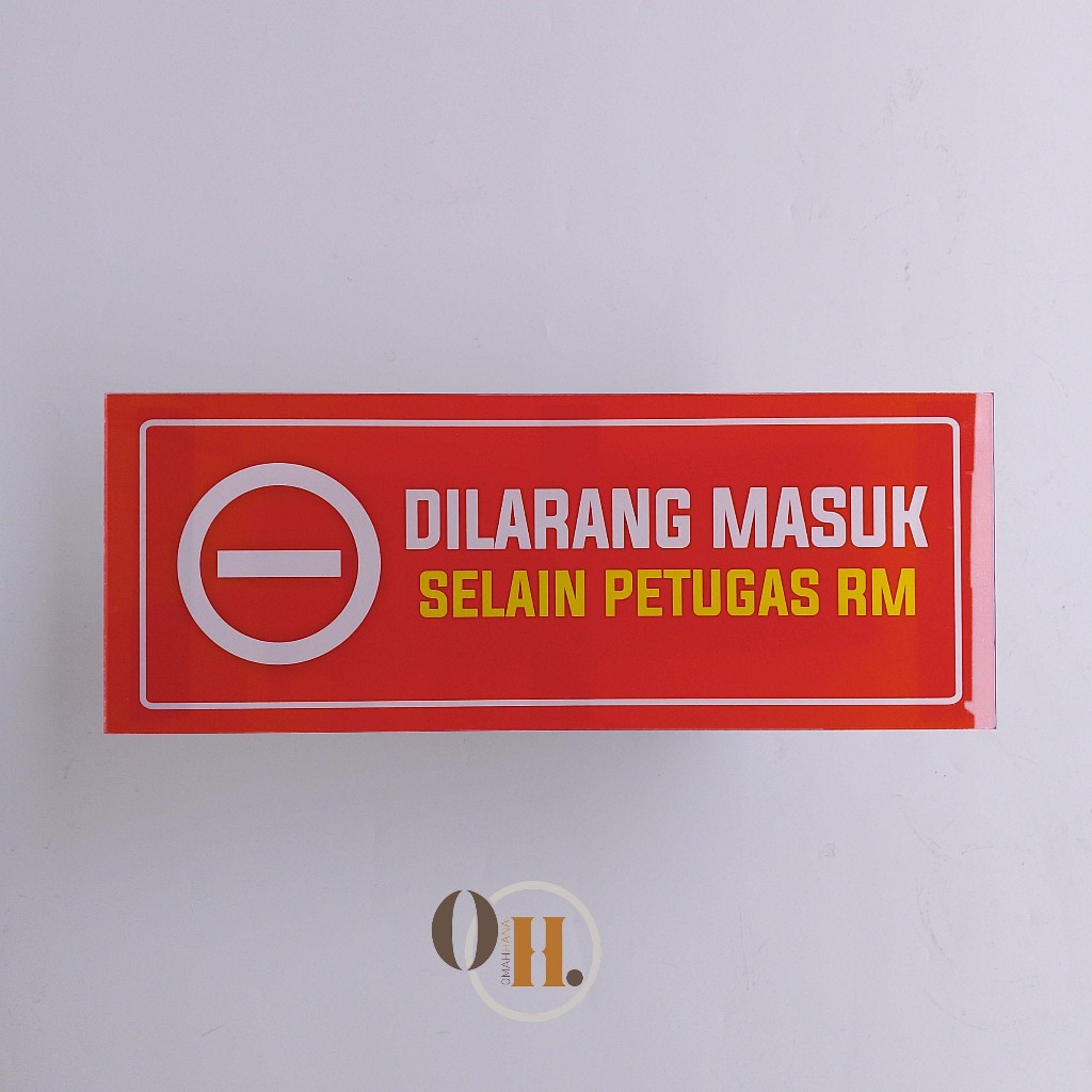 

Akrilik Dilarang Masuk Selain Petugas Rekam Medis- Selain Petugas Rekam Medis Dilarang Masuk