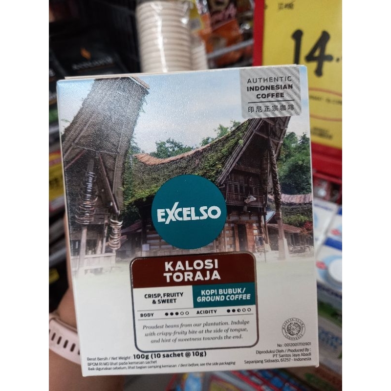 

EXCELSO KALOSI TORAJA BOX 10×10GR