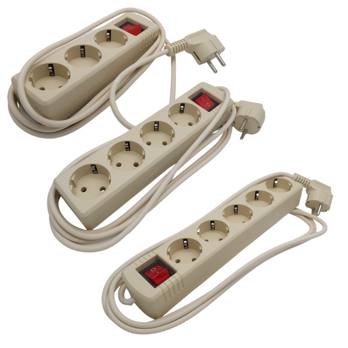 Stop Kontak Kabel // Kabel Sambung // Cok Sambung 3L/4L/5L Kabel 5 meter SNI