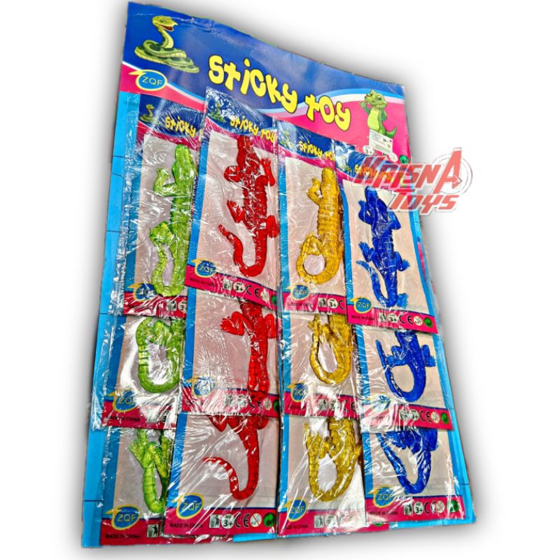 MAINAN ANAK BUAYA JELLY WARNA/MAINAN JELLY BUAYA PRANK isi 12.pcs/Lembar
