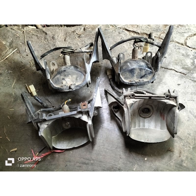 reflektor stoplamp belakang Nouvo lele rumah fiting lampu belakang Nouvo lele original copotan