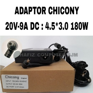 ADAPTOR CHICONY 20V-9A DC:4.5*3.0 180W + KABEL POWER