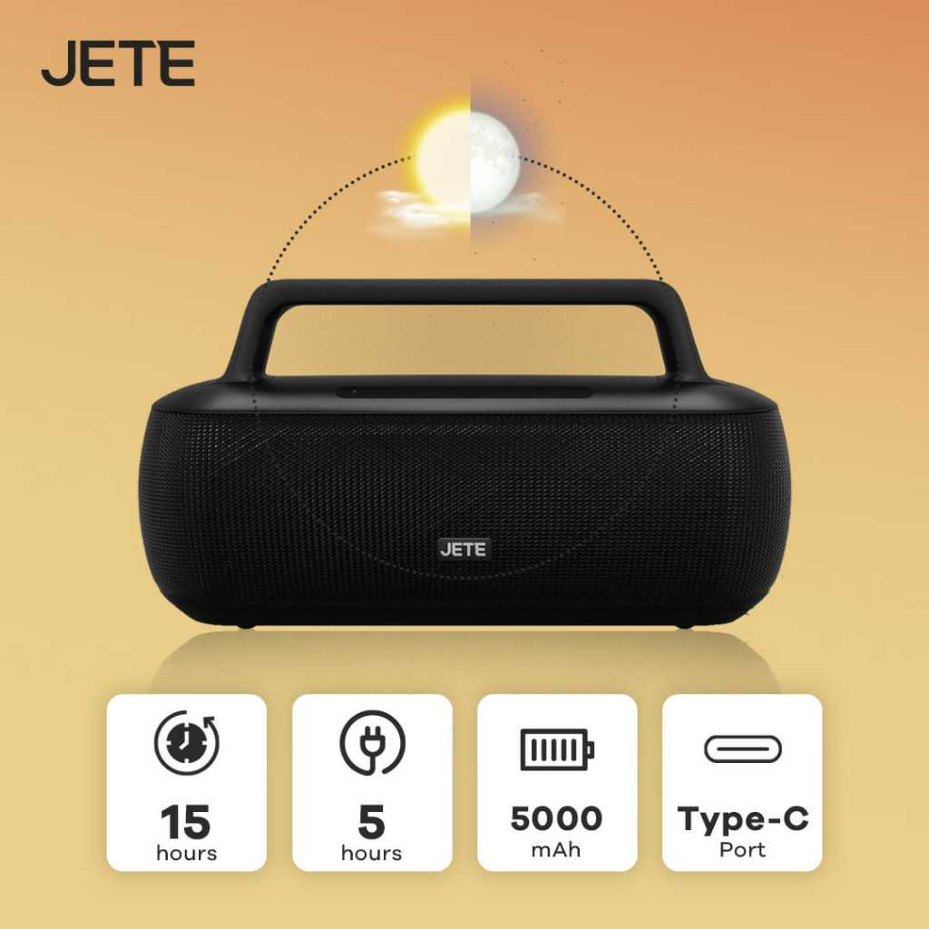 JETE Speaker Bluetooth Portable S8 - Surround Sound Deep Bass IPX6
