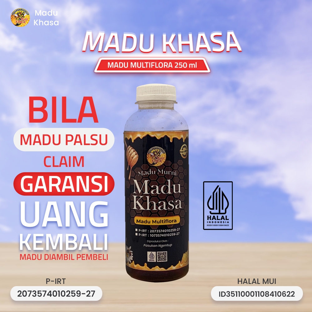 

Madu Multiflora Premium | Murni dan Alami – MADU KHASA 250 ML