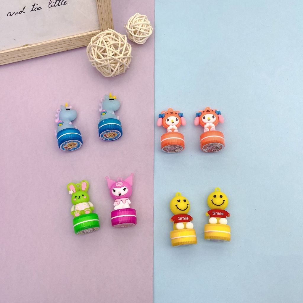 

Mainan anak stempel cap cartoon animal isi 1 pc kepala karakter cartoon murah