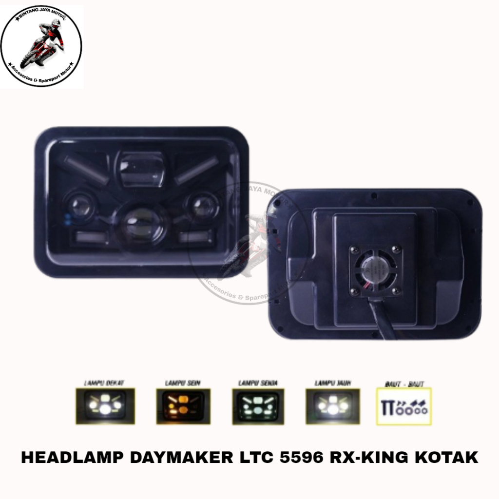 Headlamp LED Lamp Lampu Depan LTC 5596 Motor RX KING KOTAK OLD