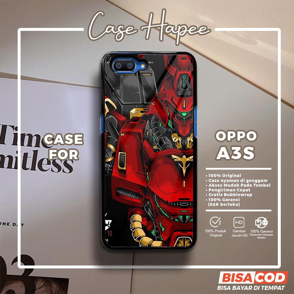 Case Oppo A3S Casing Oppo A3S [GNDM] Casehapee Case Glossy Case Aesthetic Custom Case Premium Softca